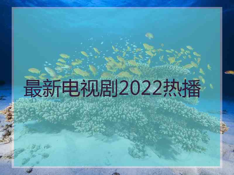 最新电视剧2022热播