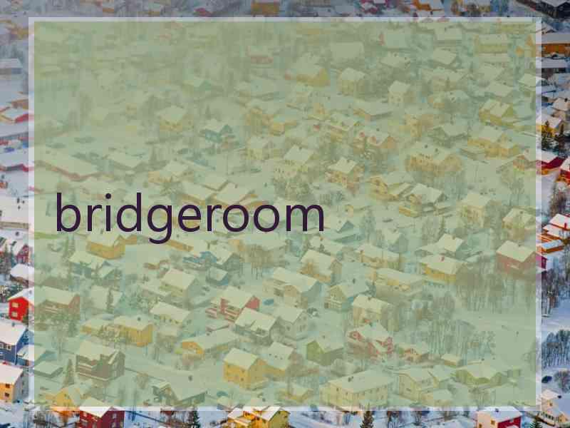 bridgeroom