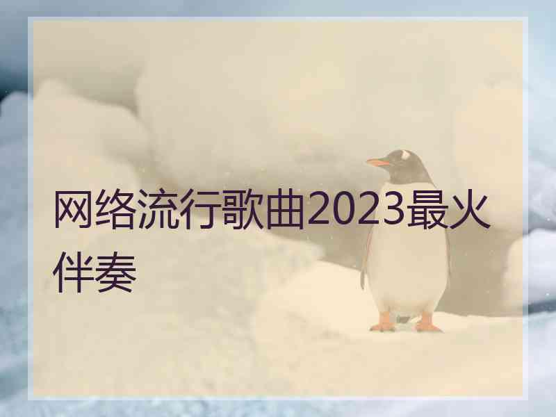 网络流行歌曲2023最火伴奏