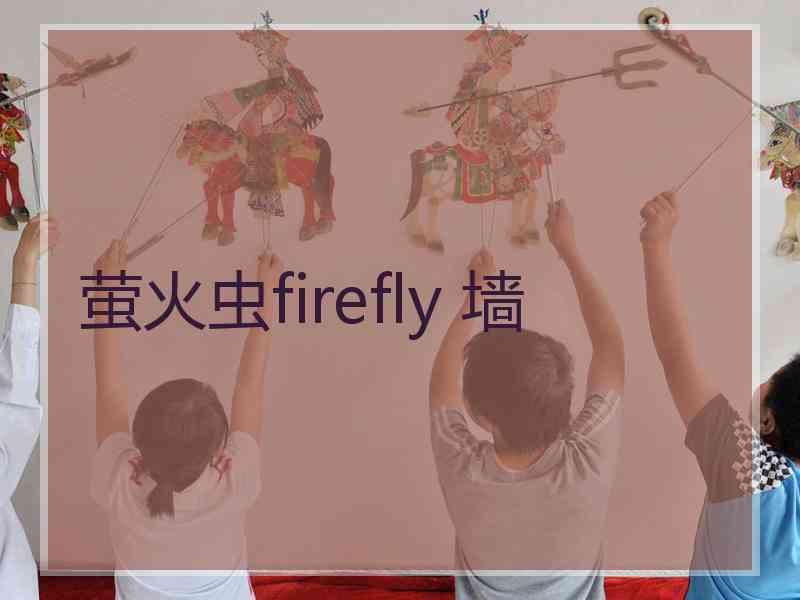 萤火虫firefly 墙