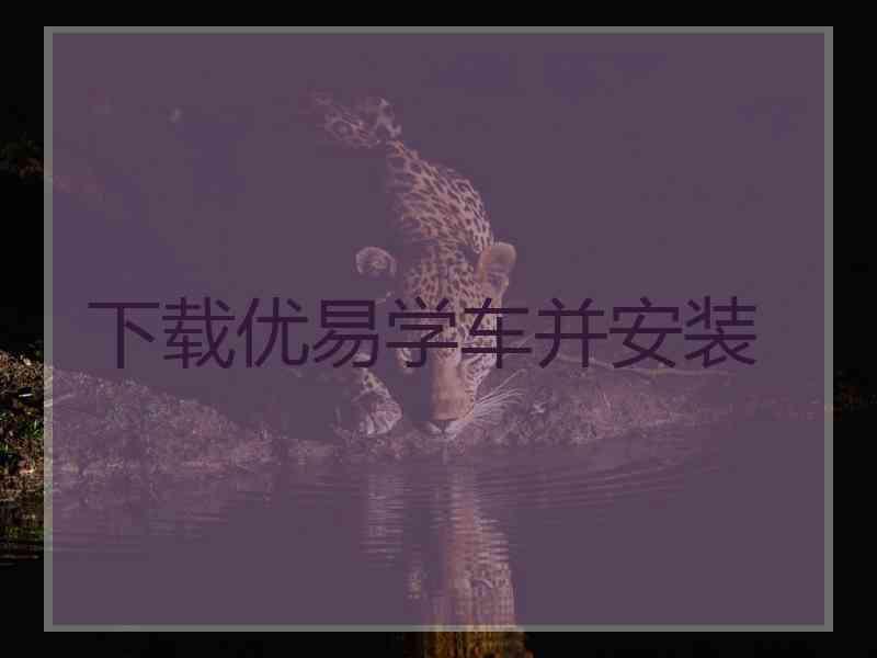 下载优易学车并安装