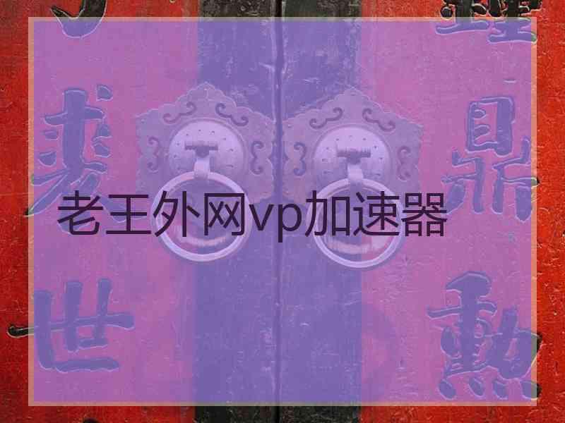 老王外网vp加速器