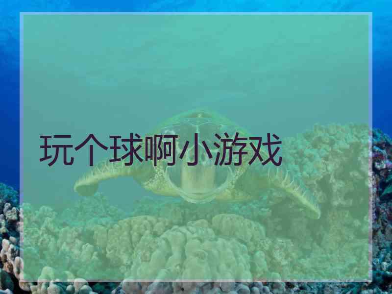 玩个球啊小游戏