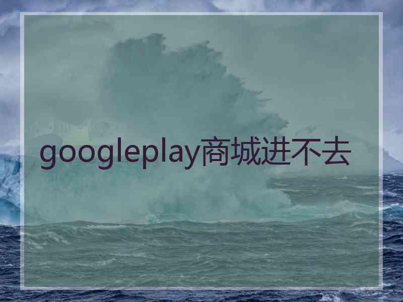 googleplay商城进不去