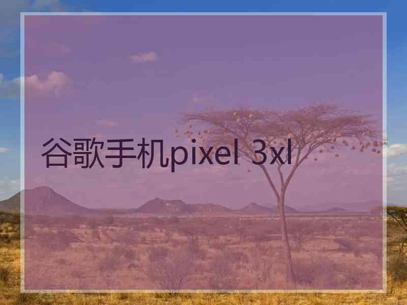 谷歌手机pixel 3xl