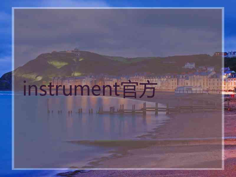 instrument官方