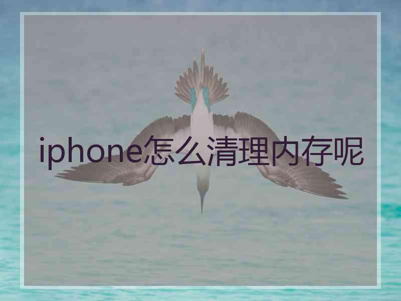 iphone怎么清理内存呢