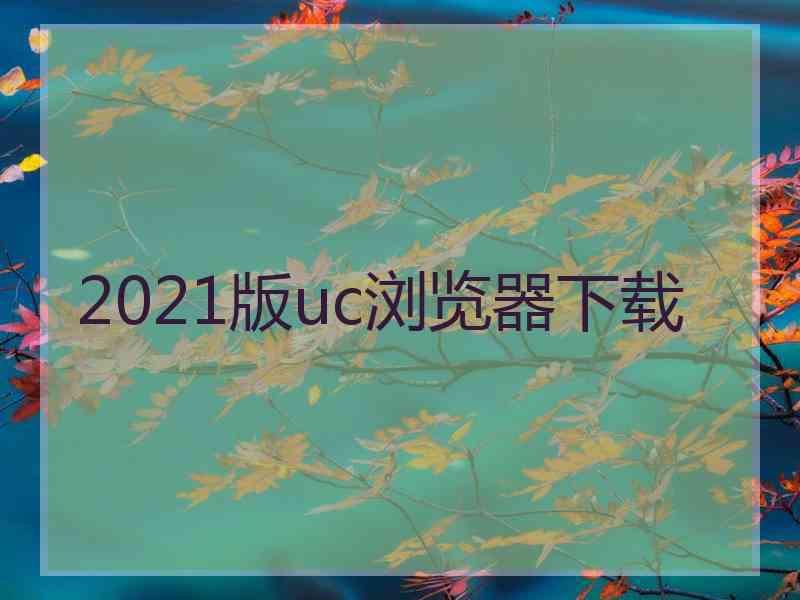 2021版uc浏览器下载