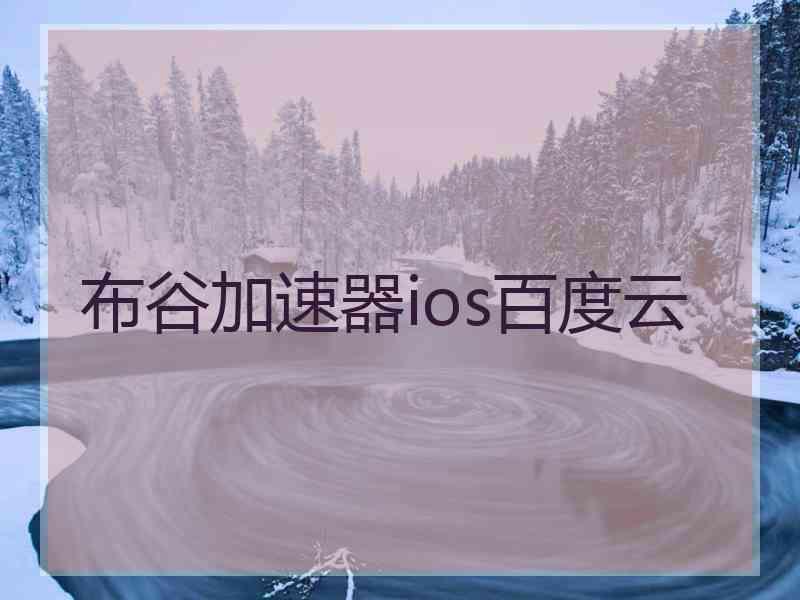 布谷加速器ios百度云