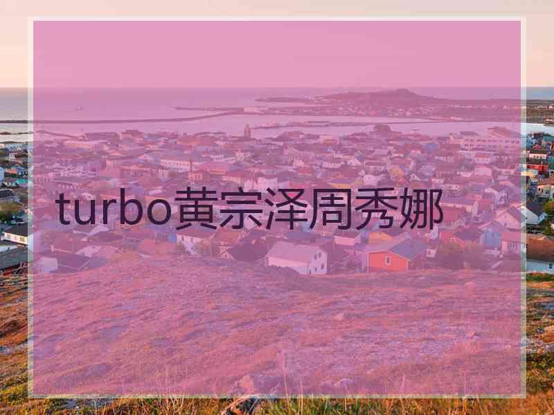 turbo黄宗泽周秀娜