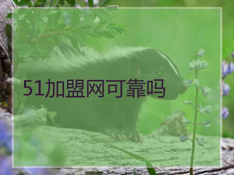 51加盟网可靠吗