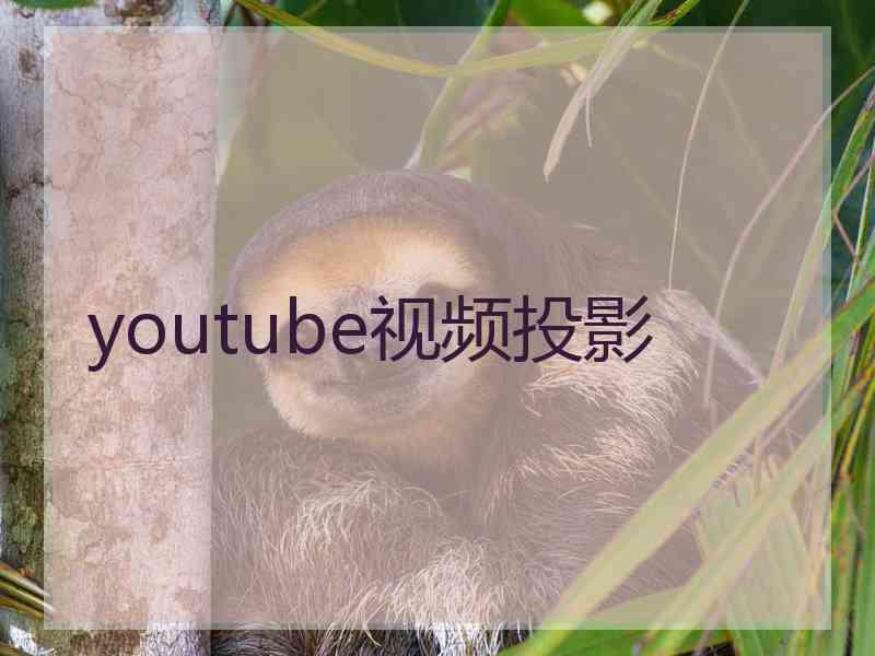 youtube视频投影