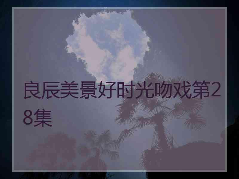 良辰美景好时光吻戏第28集