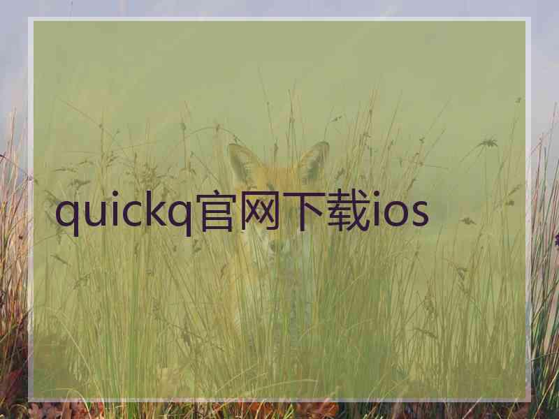 quickq官网下载ios