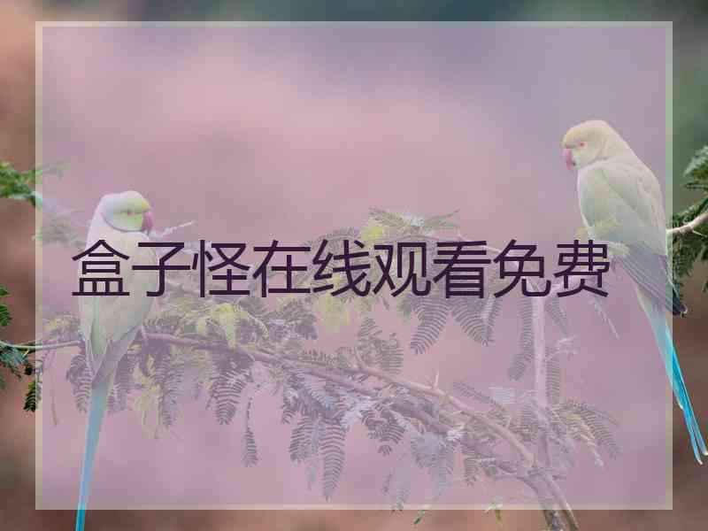 盒子怪在线观看免费