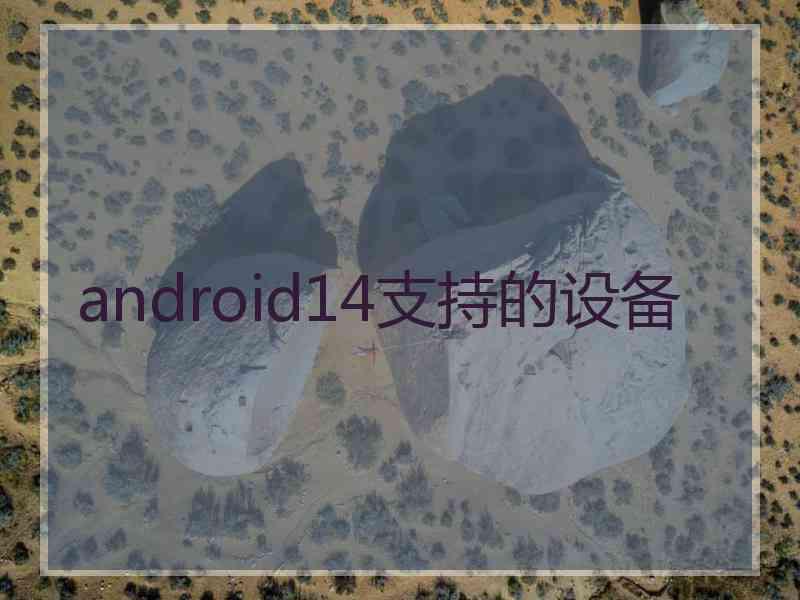 android14支持的设备