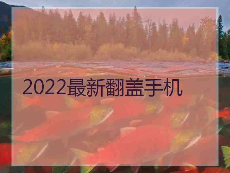 2022最新翻盖手机