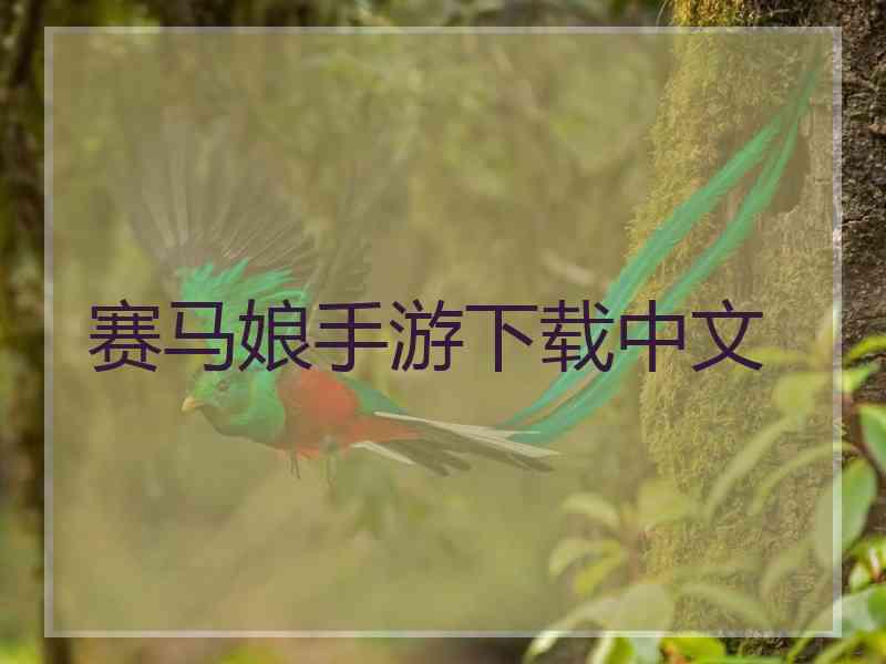 赛马娘手游下载中文