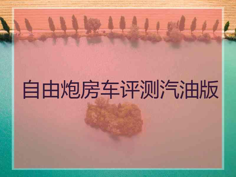 自由炮房车评测汽油版