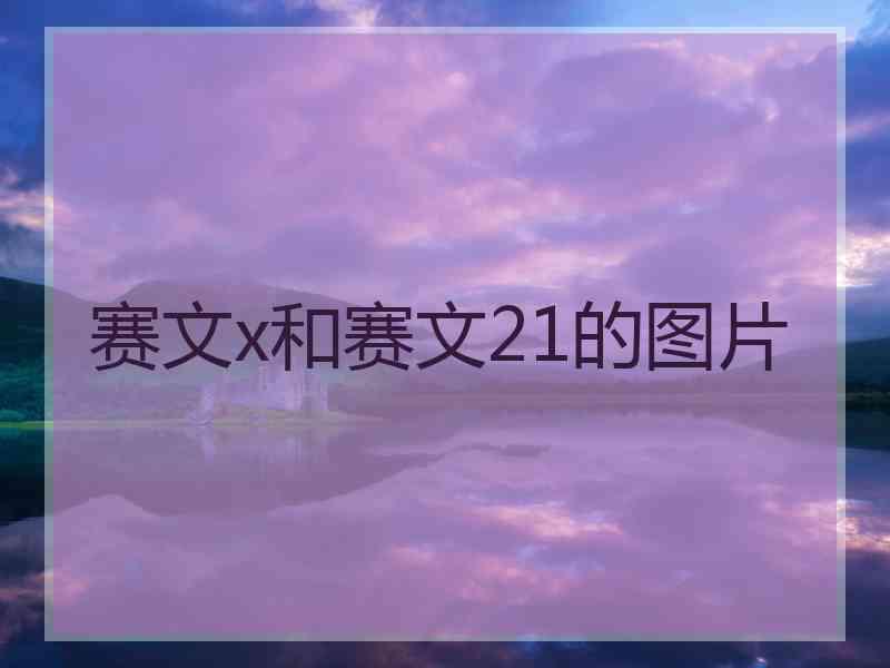 赛文x和赛文21的图片