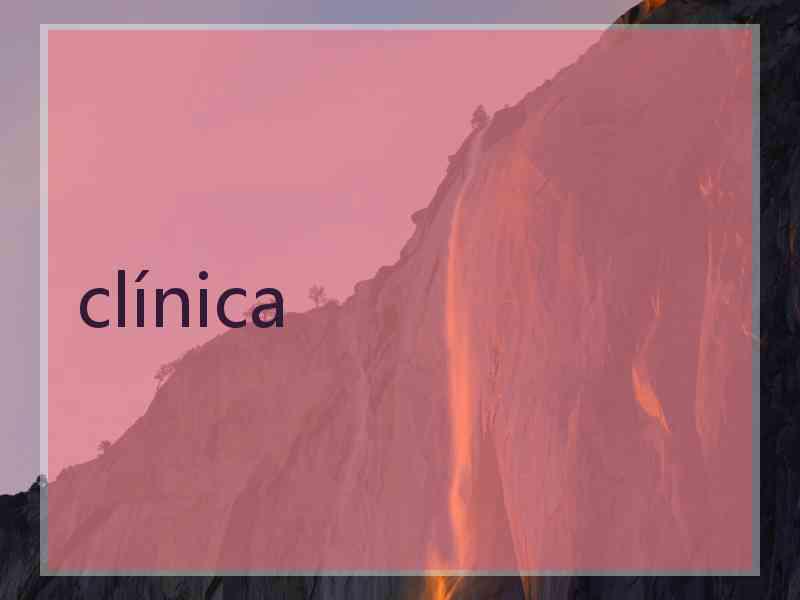 clínica