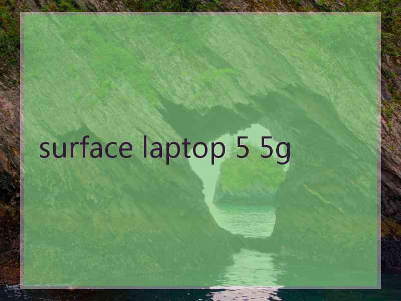 surface laptop 5 5g