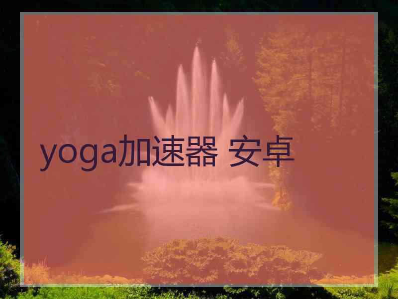 yoga加速器 安卓