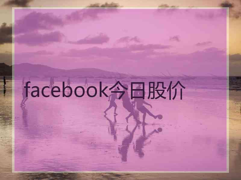 facebook今日股价