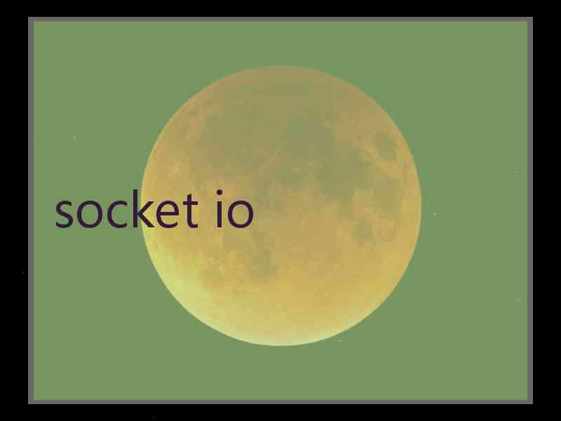 socket io