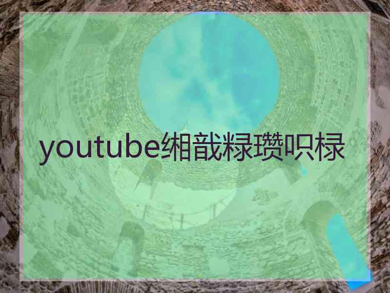 youtube缃戠粶瓒呮椂