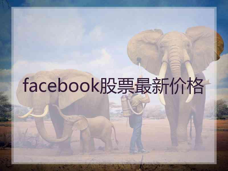 facebook股票最新价格