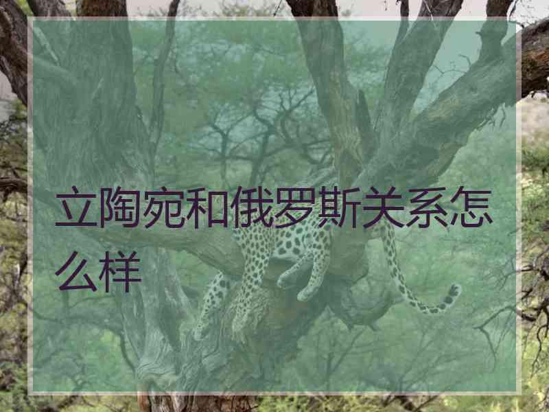 立陶宛和俄罗斯关系怎么样