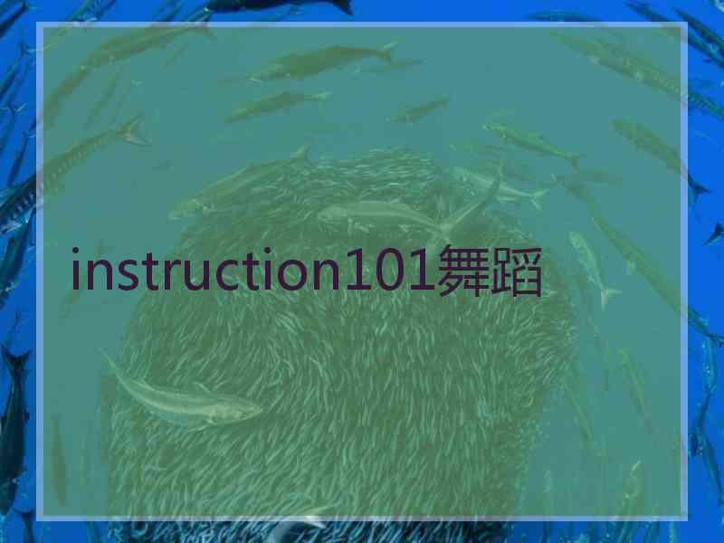 instruction101舞蹈