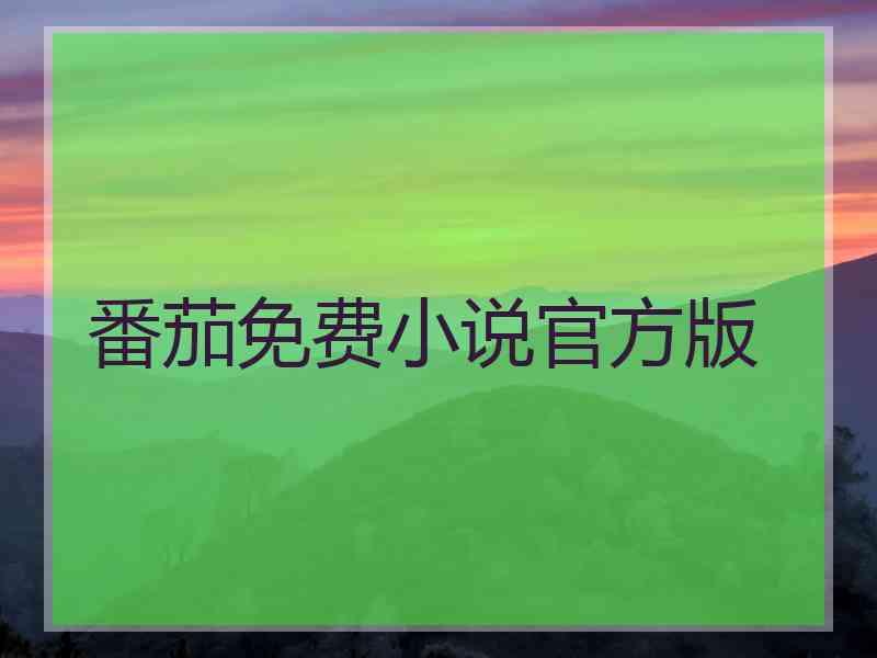 番茄免费小说官方版