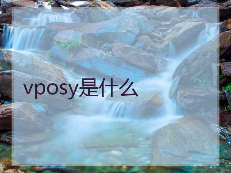 vposy是什么