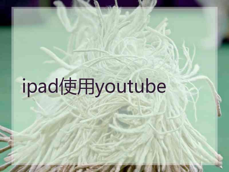 ipad使用youtube