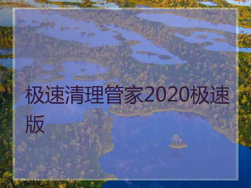 极速清理管家2020极速版