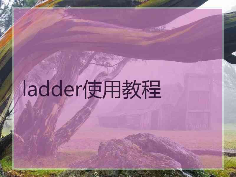 ladder使用教程