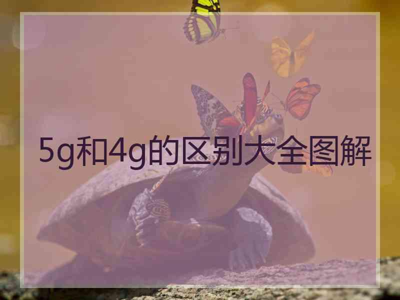 5g和4g的区别大全图解