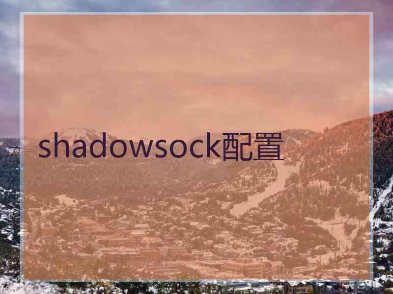 shadowsock配置