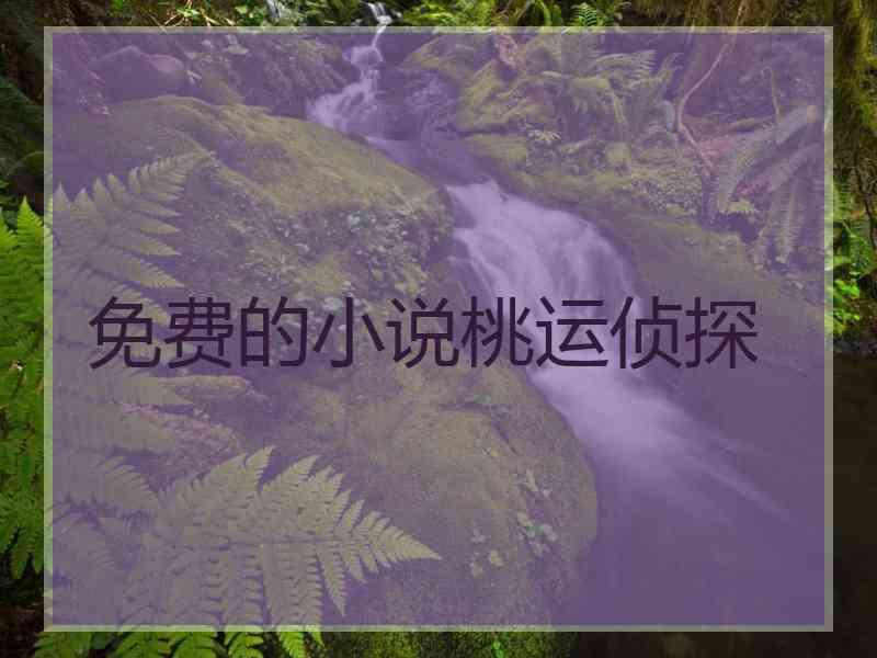 免费的小说桃运侦探