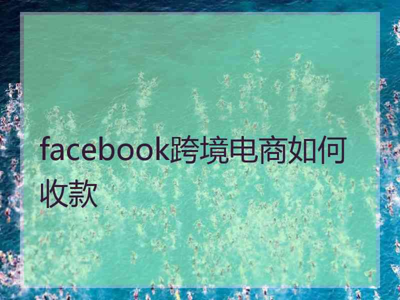 facebook跨境电商如何收款