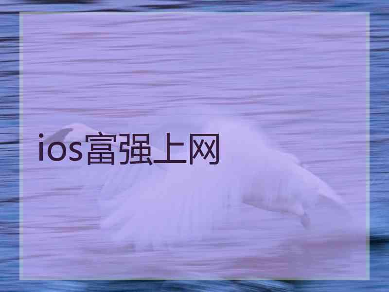 ios富强上网