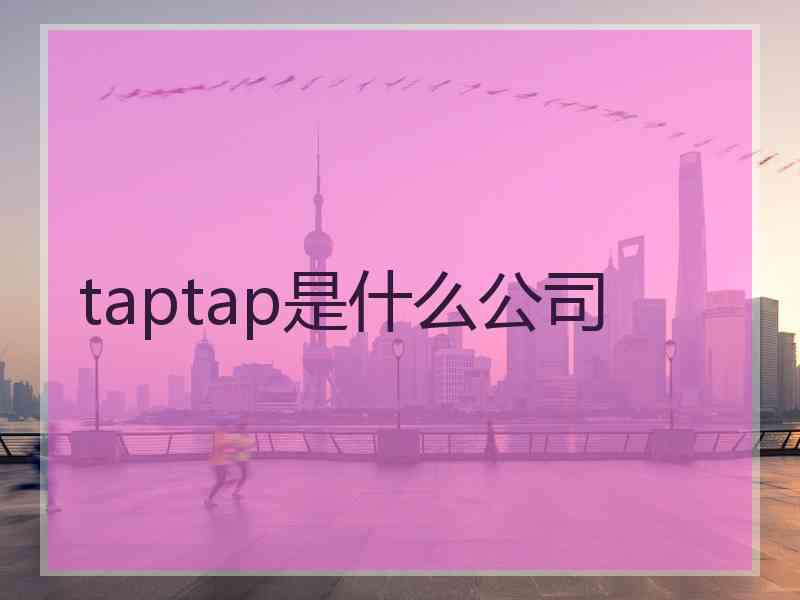 taptap是什么公司