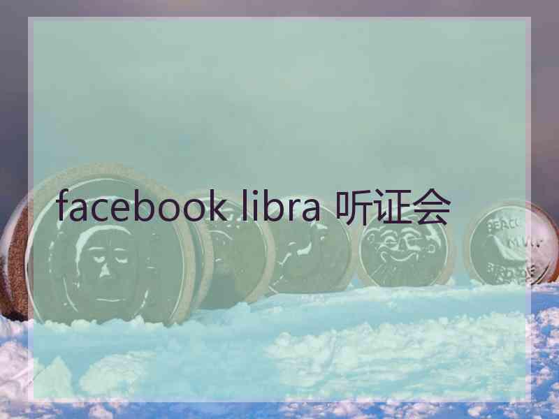 facebook libra 听证会