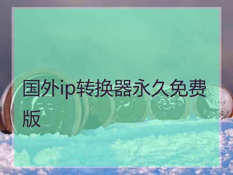 国外ip转换器永久免费版