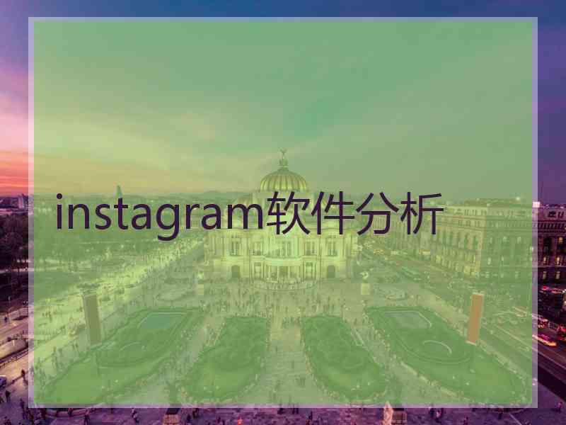 instagram软件分析