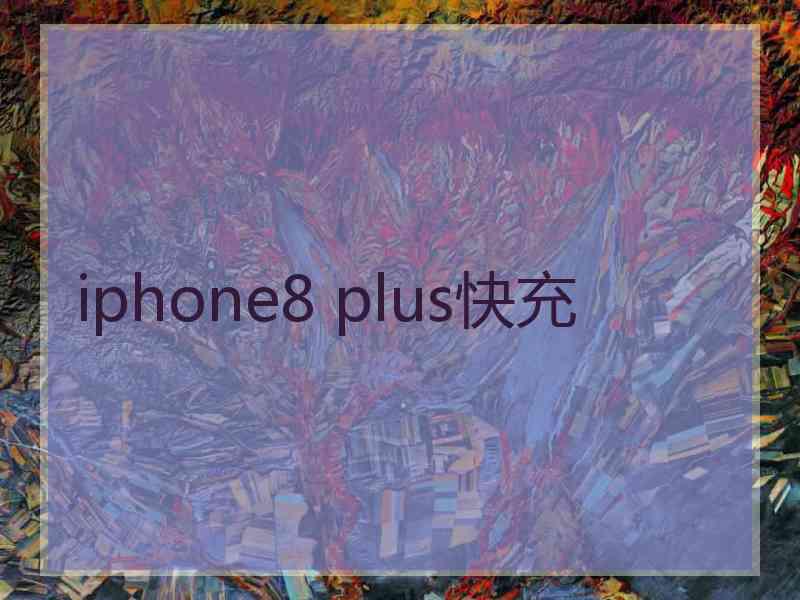 iphone8 plus快充