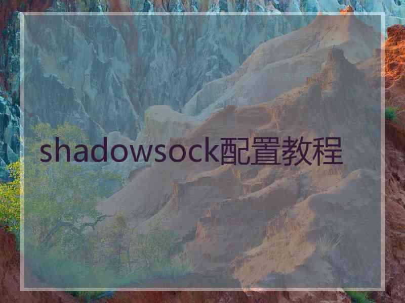 shadowsock配置教程