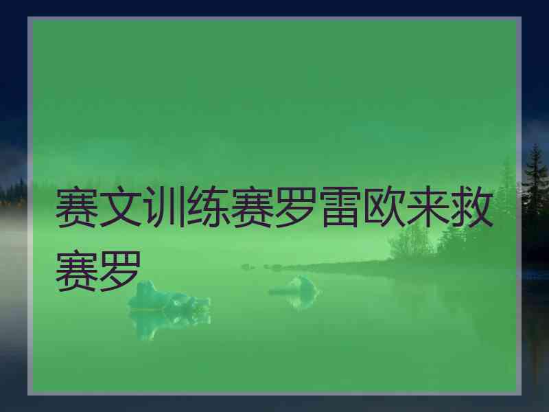 赛文训练赛罗雷欧来救赛罗